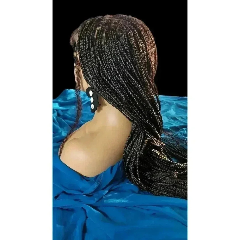 Pain-Free 22" Knotless Box Braids with Lace Closure and Baby Hair - Instant, NWT - Picture 14 of 15